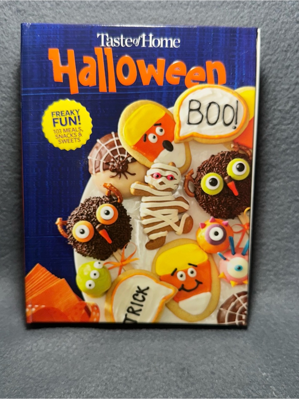 Taste of Home Halloween Party Recipe Book - Blue & Orange